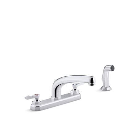 Kohler Triton Bowe 8  Kitc Fct W/Spray-Lever 810T21-4AHA-CP